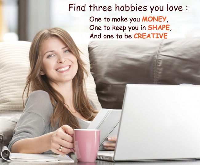 Find out three hobbies you love